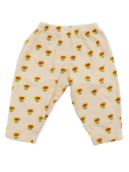 Pantaloni de trening Bobo Choses Sunflower all over jogging pants Beige Fete (BM 17469381) 2