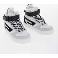 Sneakers Diesel Leather S-Ukiyo High Top Sneakers With Suede Details*