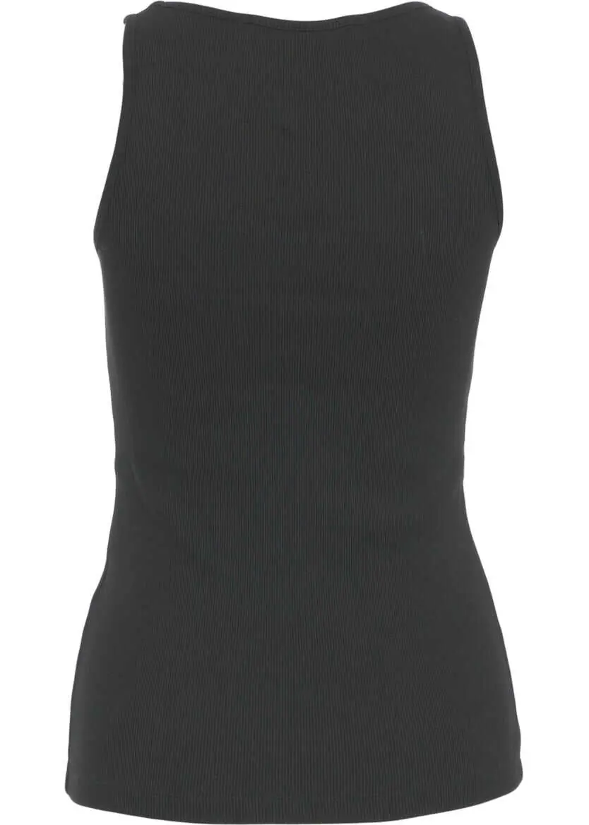 Tricouri Jucca Ribbed tank top Black Femei (BM 17469448) 3