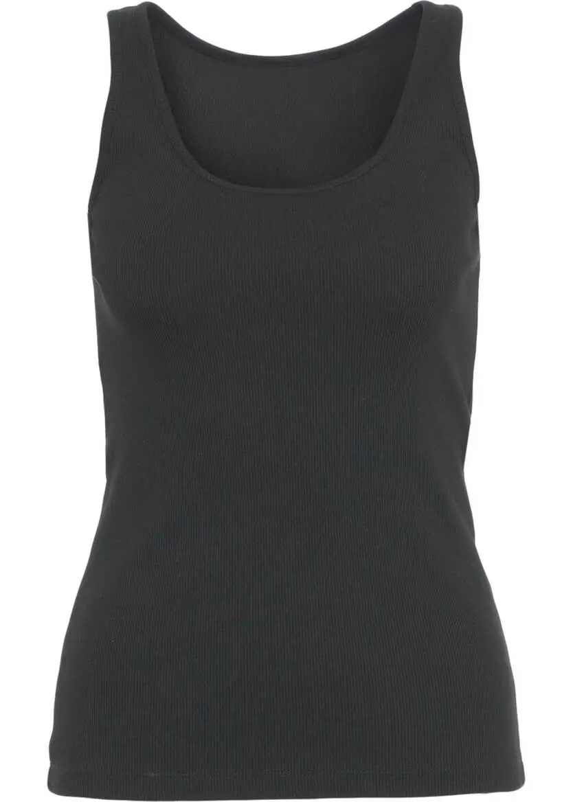 Tricouri Jucca Ribbed tank top Black Femei (BM 17469448) 1