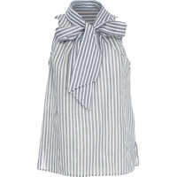 Bluze Striped blouse with bow tie detail Femei