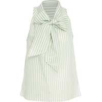 Bluze Striped blouse with bow tie detail Femei