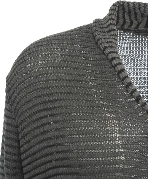 Cardigane Transit Textured knit cardigan Grey Barbati (BM 17469475) 4