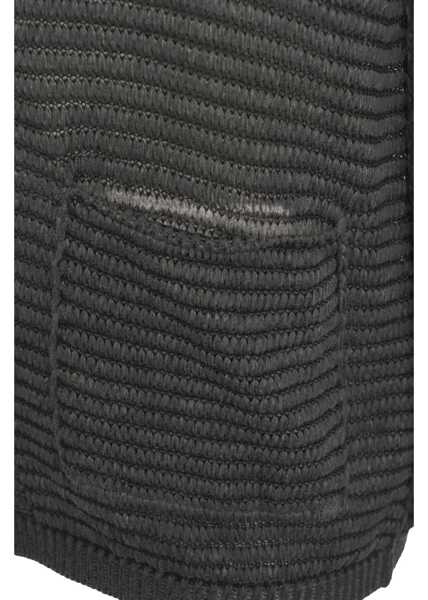 Cardigane Transit Textured knit cardigan Grey Barbati (BM 17469475) 5