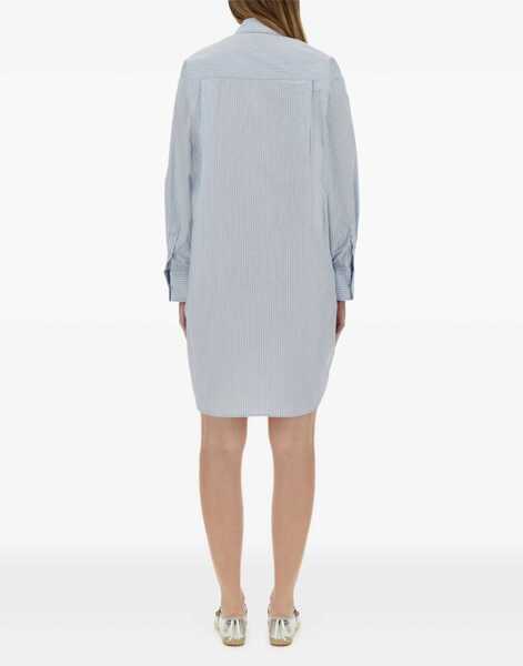 Rochii scurte Michael Kors Striped shirt dress Blue Femei (BM 17469481) 3