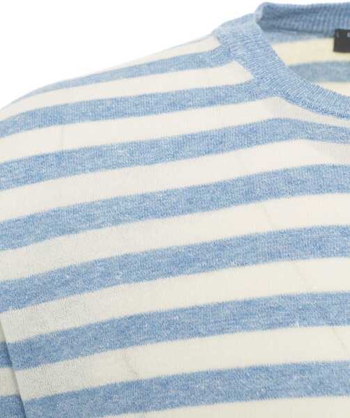 Tricouri Daniele Fiesoli Striped t-shirt Blue Barbati (BM 17469508) 5