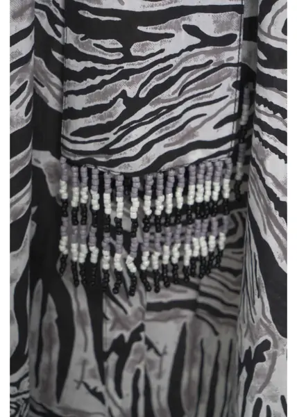 Rochii lungi Connor & Blake Dress with animal print Michelle Grey Femei (BM 17469523) 5