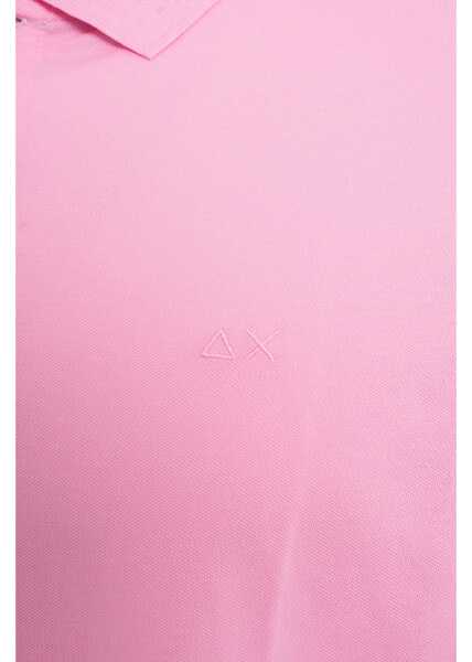 Tricouri Polo Sun68 Polo shirt with logo embroidery Rose Barbati (BM 17469532) 5