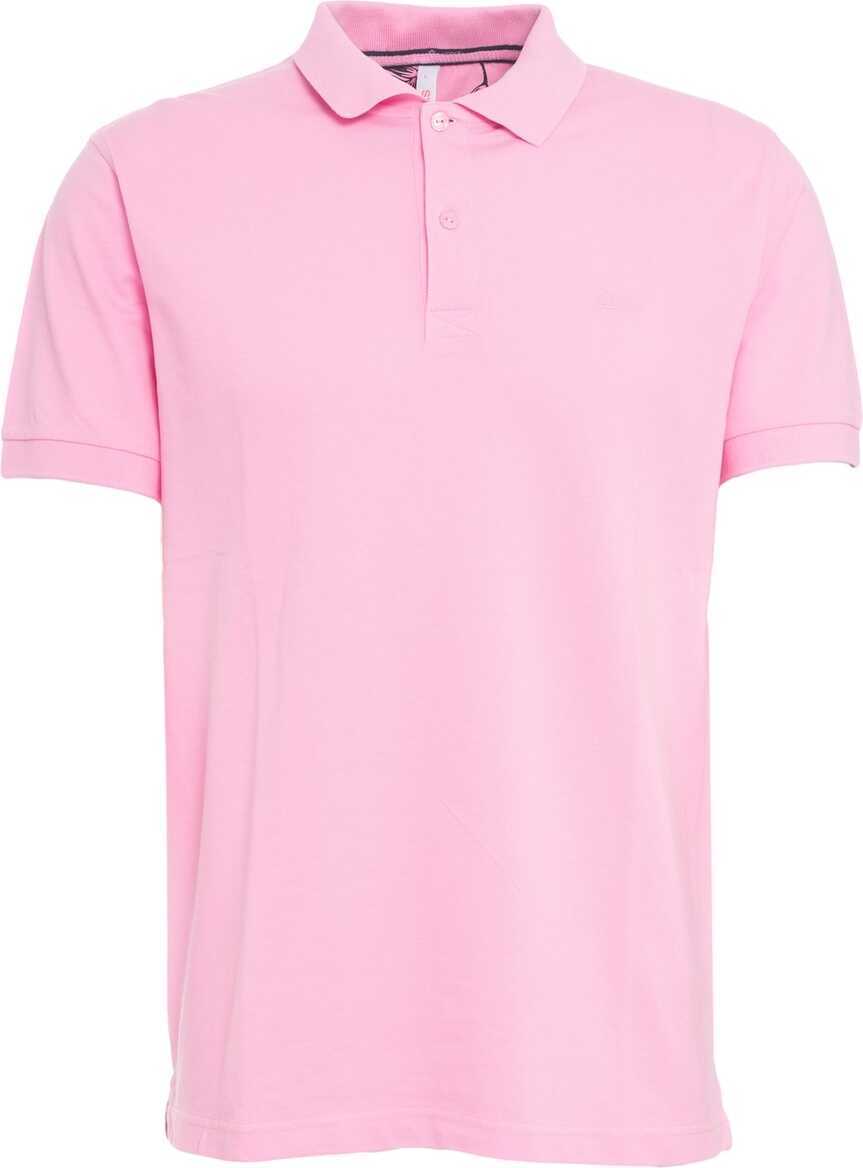Tricouri Polo Sun68 Polo shirt with logo embroidery Rose Barbati (BM 17469532) 1
