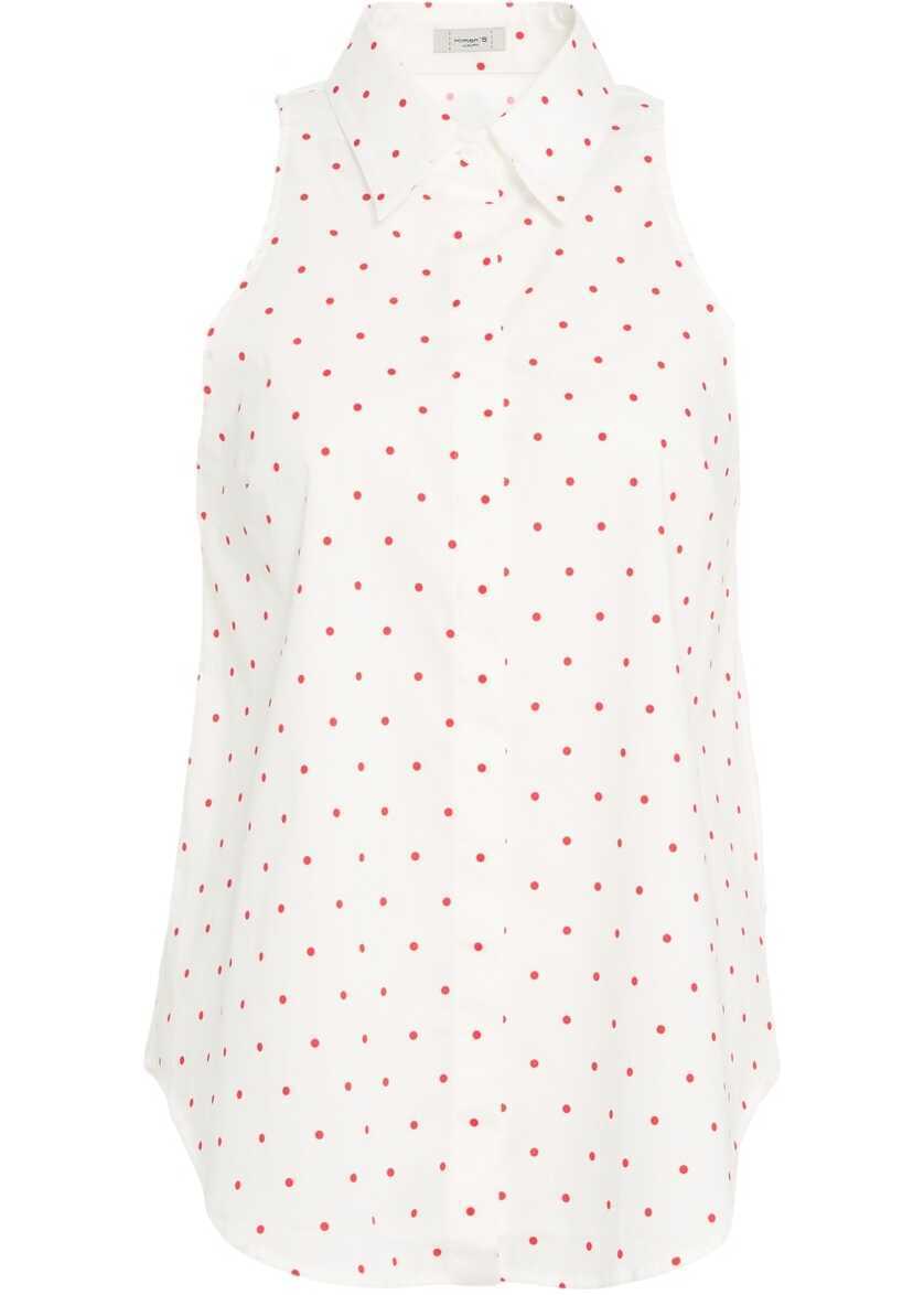 Bluze Himons Blouse with polka dots White Femei (BM 17469541) 2