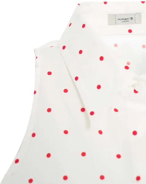 Bluze Himons Blouse with polka dots White Femei (BM 17469541) 5