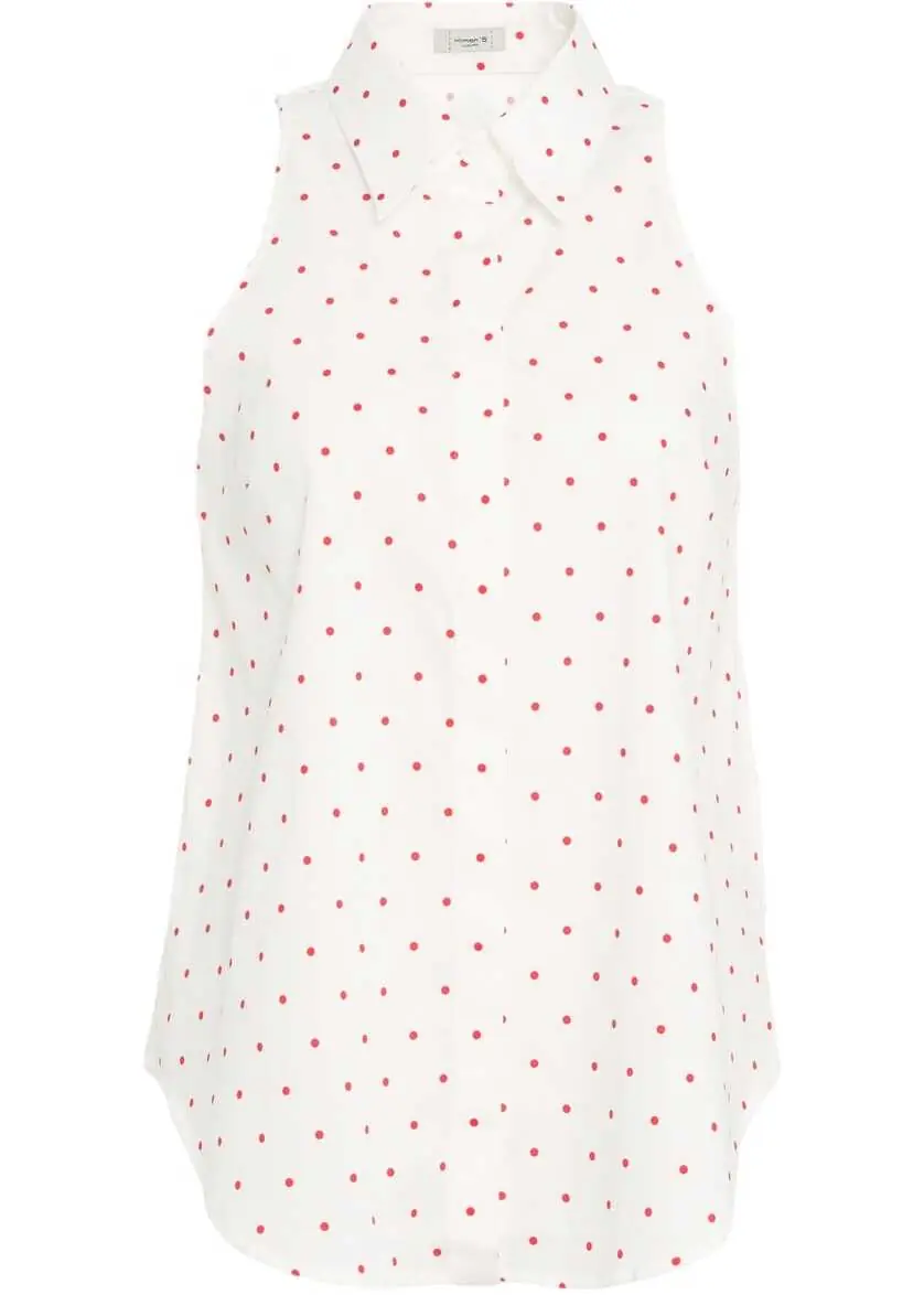 Bluze Himons Blouse with polka dots White Femei (BM 17469541) 1