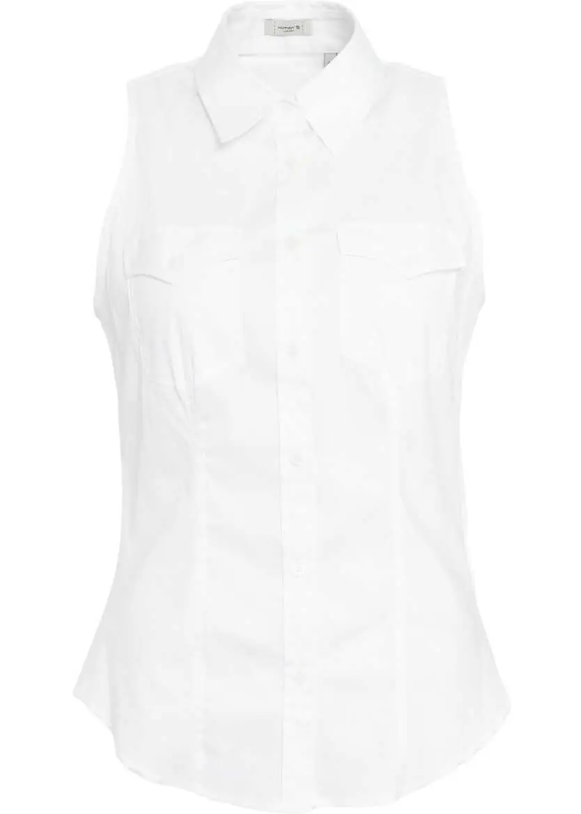 Bluze Himons Sleeveless blouse White Femei (BM 17469553) 2