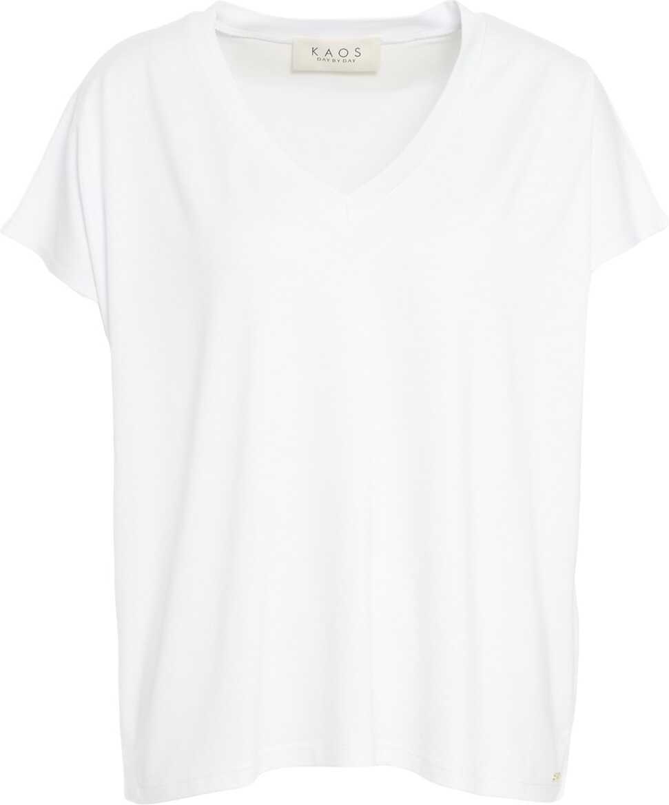 Tricouri Kaos Viscose top White Femei (BM 17469586) 2
