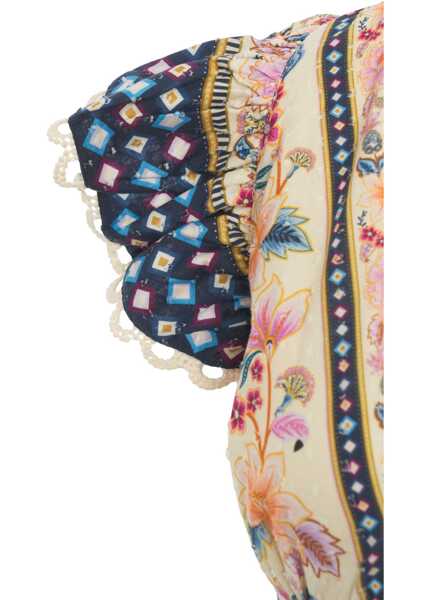 Rochii lungi Farmrio Maxi dress with floral print Multicolor Femei (BM 17469637) 4