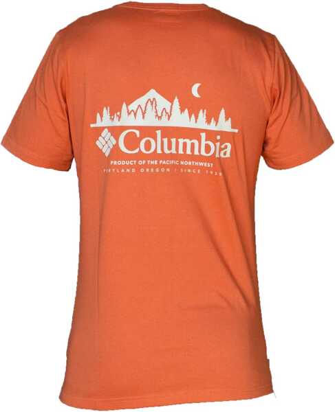Tricouri Columbia Rapid Ridge Back Graphic Tee II Orange Barbati (BM 17469814) 2