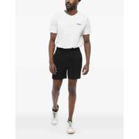 Pantaloni scurti Alexander McQueen pentru Barbati - Pantaloni scurti Alexander McQueen Solid Color Shorts With Elastic Waistband Black Barbati (BM 17469886) - B-mall.ro