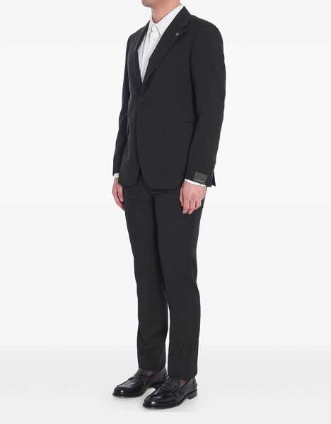 Costume Tagliatore Virgin Wool Two-Piece Suit BLACK Barbati (BM 17469958) 2