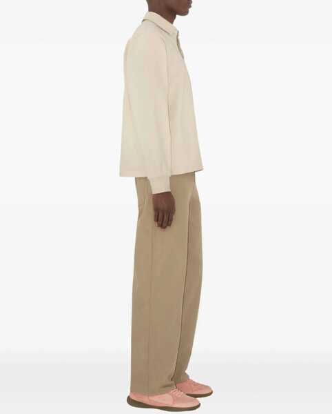 Pantaloni casual Burberry Cotton Trousers BROWN Barbati (BM 17469964) 3