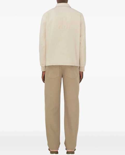 Pantaloni casual Burberry Cotton Trousers BROWN Barbati (BM 17469964) 4