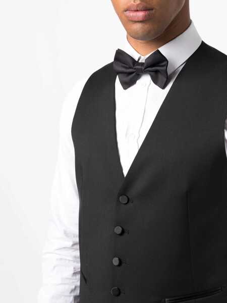 Veste costum Tagliatore Wool Vest BLACK Barbati (BM 17469970) 5