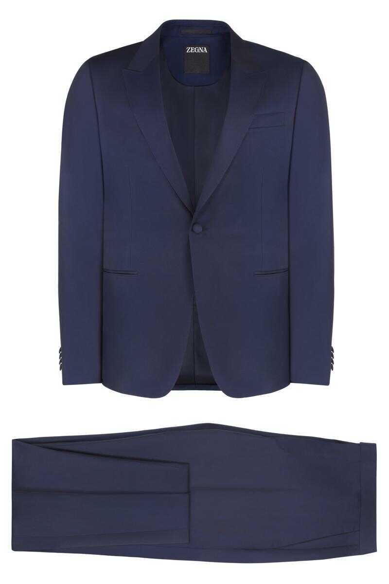 Costume ZEGNA Zegna Wool Blend Two-Piece Suit BLUE Barbati (BM 17471208) 1