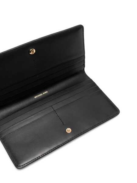 Portofele Michael Kors Michael Kors Black Calf Leather Wallet Black Femei (BM 17471262) 3