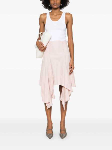 Topuri Prada Prada Cotton Tank Top WHITE Femei (BM 17471346) 2
