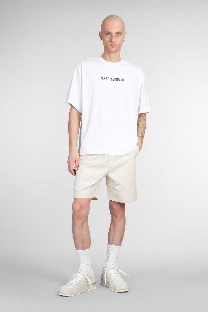 Tricouri AXEL ARIGATO Axel Arigato Distort Washed T-Shirt WHITE Barbati (BM 17471373) 2