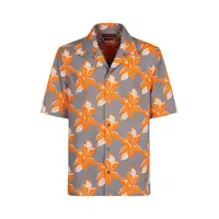 Camasi Gucci Printed Cotton Poplin Shirt Barbati