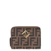 Portofele Fendi Medium Ff Diamonds Zip-Around Wallet Femei