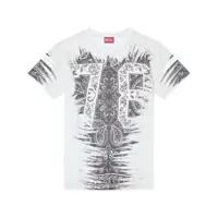 Tricouri Diesel Bandana Print T-Shirt Barbati