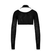 Sutiene Andreādamo Fishnet-Knit Bra With Strappy Details Clothing Femei