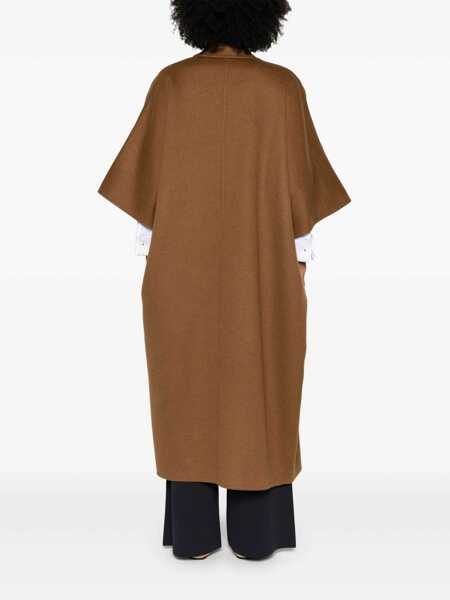 Paltoane Max Mara Max Mara Long Camelwool Coat BROWN Femei (BM 17473959) 4
