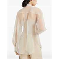 Camasi Brunello Cucinelli Dama - Camasi Brunello Cucinelli Brunello Cucinelli Flora Appliqu Shirt Beige Femei (BM 17474625) - B-mall.ro