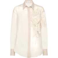 Camasi Brunello Cucinelli 'Flora Appliqué' Shirt Femei