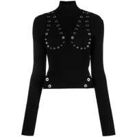 Pulovere Off-White High Neck Viscose Sweater Femei