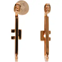 Cercei Elisabetta Franchi Dama - Cercei Elisabetta Franchi Elisabetta Franchi Logoed Earrings GOLD Femei (BM 17475033) - B-mall.ro