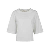 Topuri Darkpark Doyle Cropped Draped Short Sleeve Tee Clothing Femei