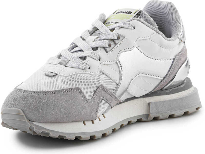 Sneakers D.Franklin Vibla Zig Patch DFSH378005-WHIT White / Silver White/Silver Femei (BM 17476267) 4