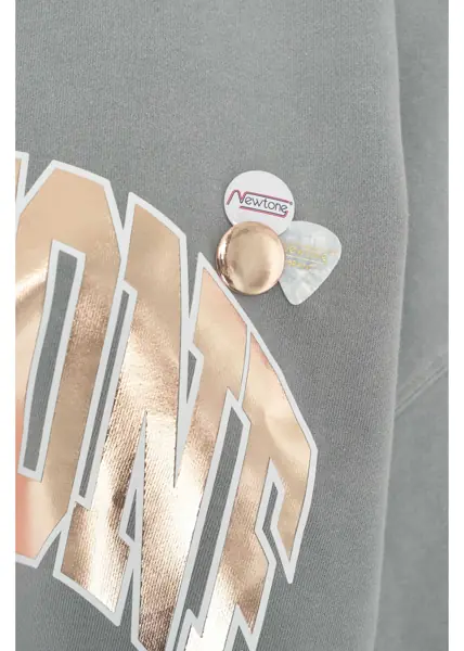 Hanorace NEWTONE Sweatshirt with logo details Grey Femei (BM 17476288) 4