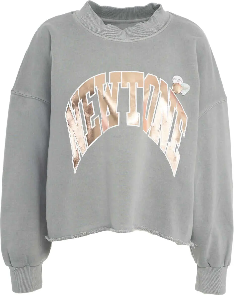 Hanorace NEWTONE Sweatshirt with logo details Grey Femei (BM 17476288) 1