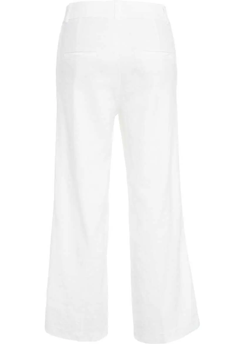 Pantaloni eleganti Cambio Linen pants California White Femei (BM 17476297) 3
