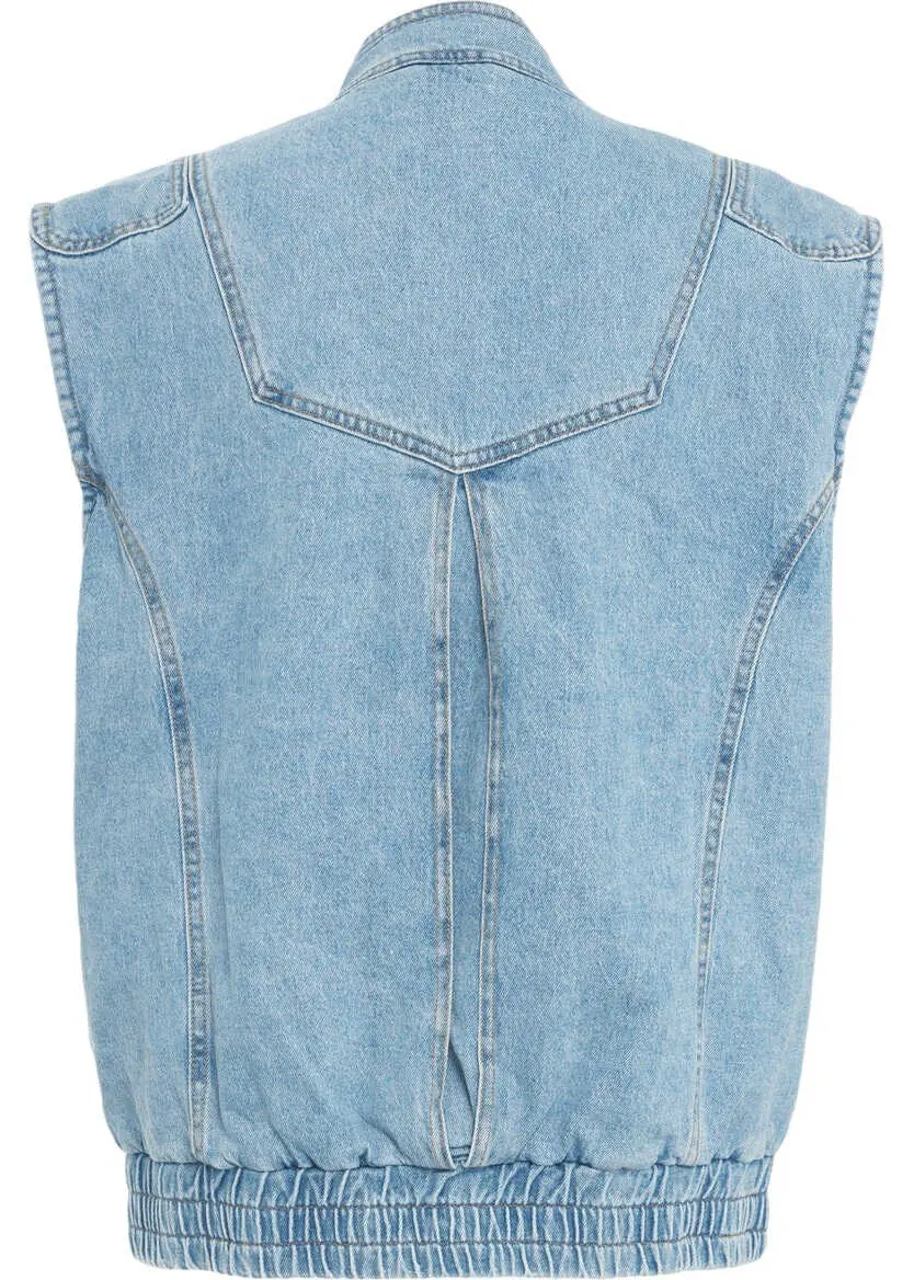 Veste casual Seventy & Mochi Denim vest Juno Blue Femei (BM 17476315) 3