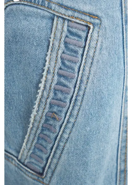 Veste casual Seventy & Mochi Denim vest Juno Blue Femei (BM 17476315) 4