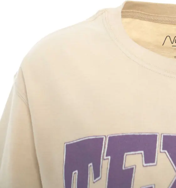 Tricouri NEWTONE T-shirt with print Again Beige Femei (BM 17476360) 4