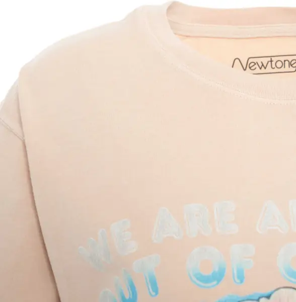 Tricouri NEWTONE T-shirt with print Control Beige Femei (BM 17476363) 5
