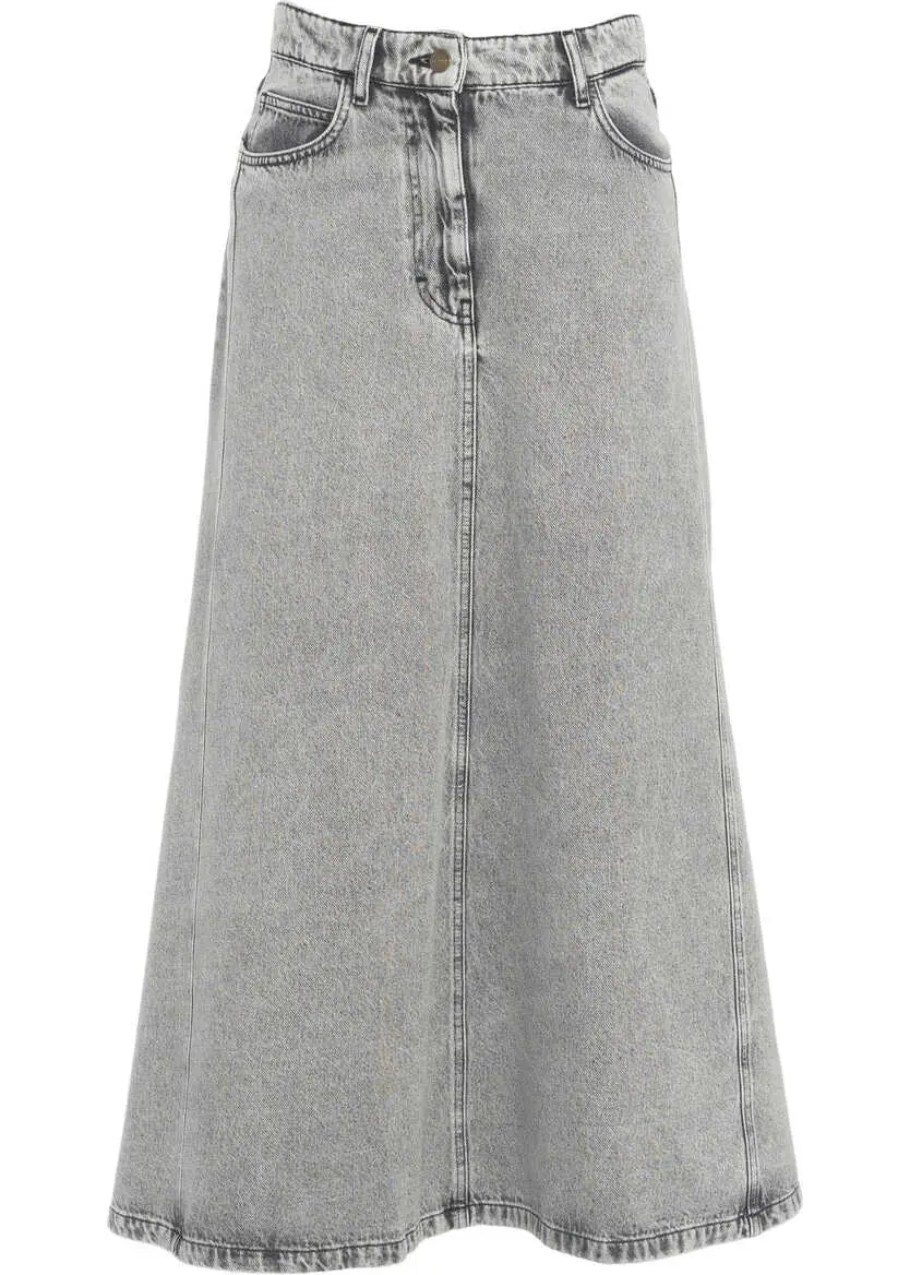 Rochii casual Kaos Denim midi skirt Grey Femei (BM 17476396) 1