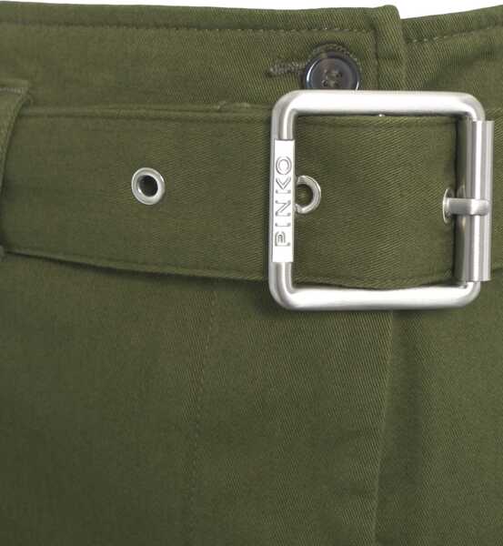 Rochii casual Pinko Skirt with cargo pockets Mondo Green Femei (BM 17476408) 5