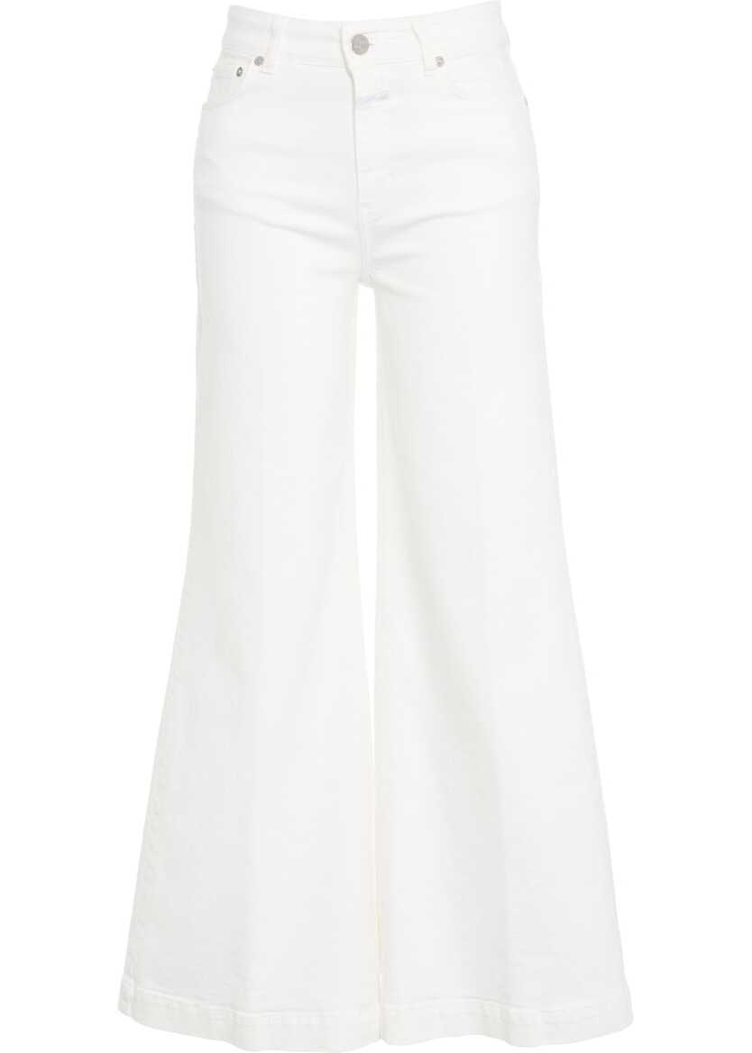 Blugi evazati CLOSED Wide leg jeans Glow-up White Femei (BM 17476483) 2